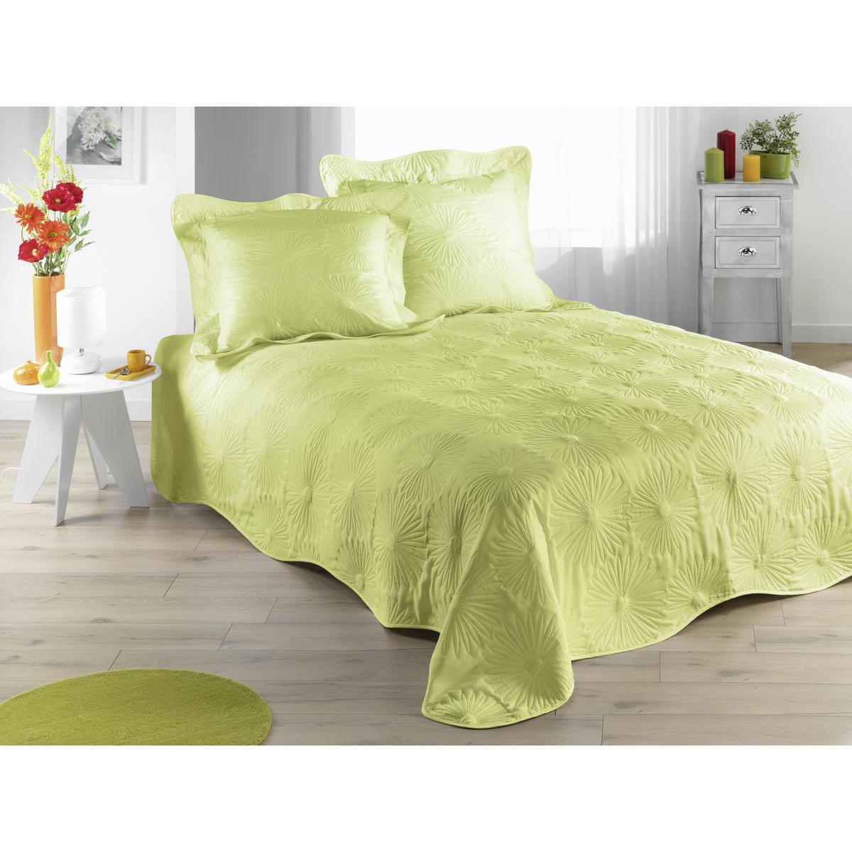 Taie d'oreiller Neptune en polyester - 65 x 65 cm - Vert anis