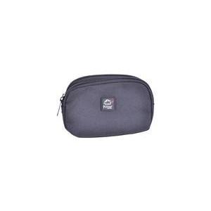 Pochette ceinture en polyester - 9 x 12 x 3,8 cm - Noir