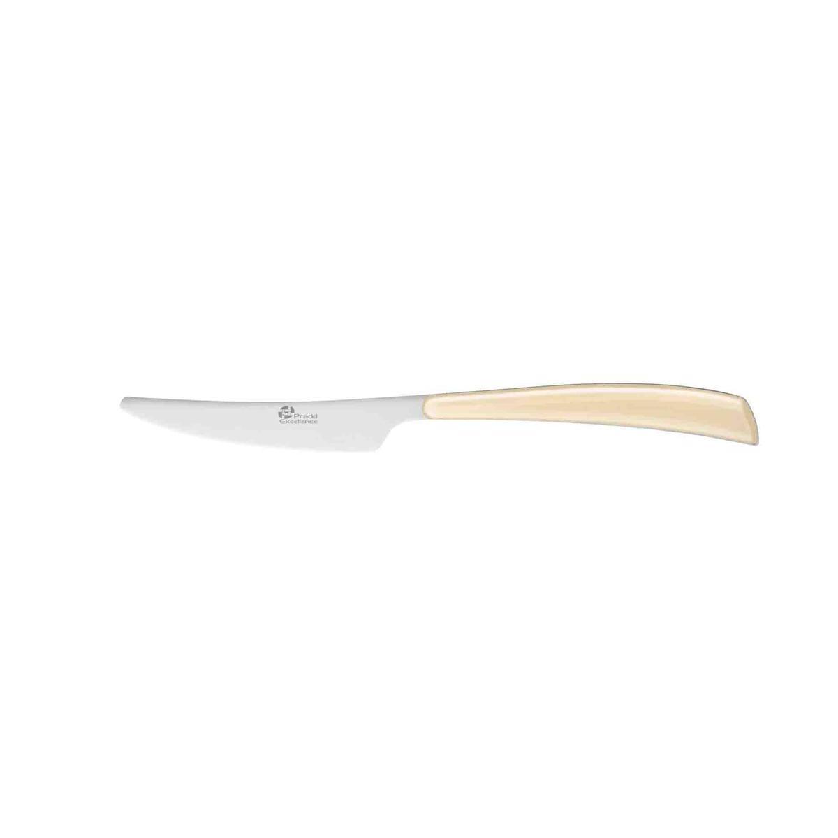 Couteau élégance beige - Acier inoxydable - 23,4 cm - Beige