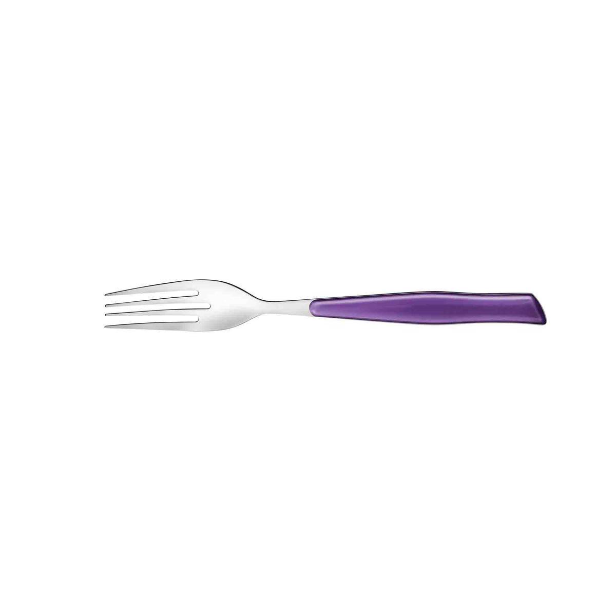 Fourchette élégance mauve - Acier inoxydable - 21,7 cm - Violet
