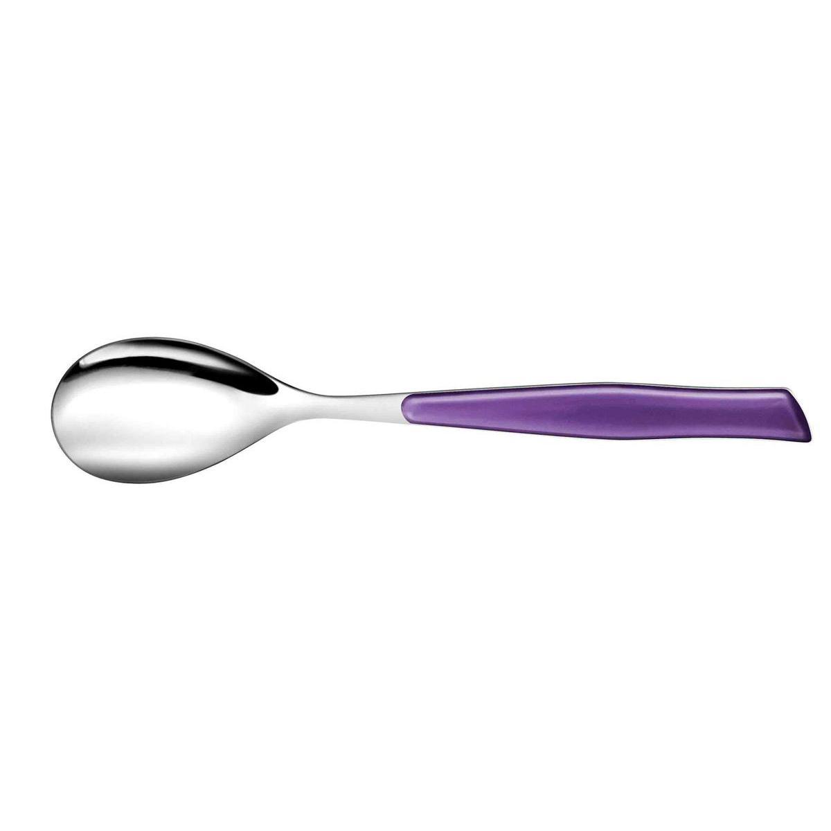 Cuillère soupe elegance mauve - Acier inoxydable - 21,6 cm - Violet