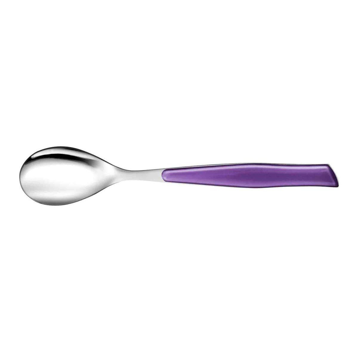 Cuillère soupe elegance mauve - Acier inoxydable - 16,3 cm - Violet