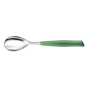 Cuillère soupe elegance vert - Acier inoxydable - 16,3 cm - Vert