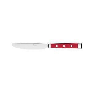 Couteau bistro pleine soie - Acier inoxydable - Manche abs - 23,5 cm - Rouge