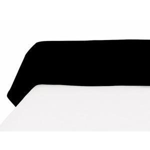 Taie de traversin uni - 85 x 185 cm - Noir