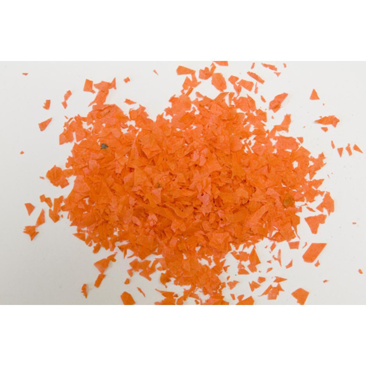 Sachet de mini confettis de table - Papier - 25g - Orange