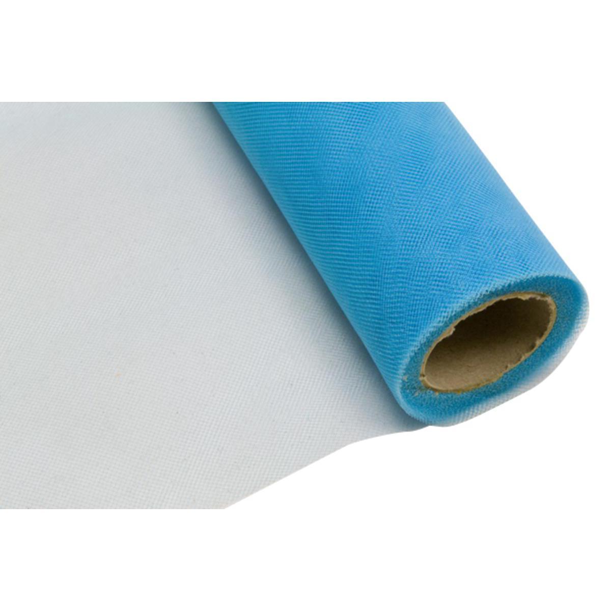 Rouleau de tulle décoration souple - Tulle - 70 cm x 25 m - Turquoise