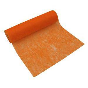 Chemin de table intissé - Tissu non tissé - 72 cm x 10 m - Orange