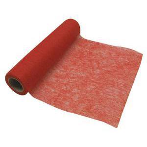 Chemin de table intissé - Tissu non tissé - 72 cm x 10 m - Rouge