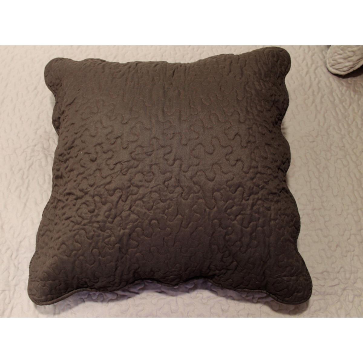 Taie boutis microfibre - 65 x 65 cm - Chocolat