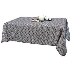 Nappe rectangulaire - Polyester -145 x 240 cm - Gris