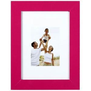 Porte-photo en bois - 34 x 24 cm - Fuchsia