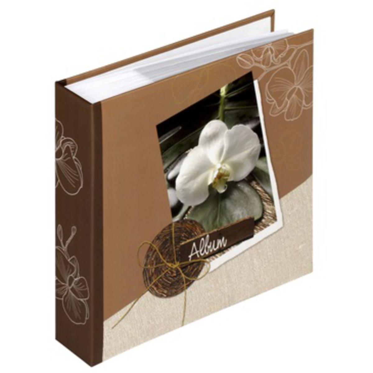 Album photo Flora - 200 photos - Memo - Couverture carton - Polypropylène - 22 x 22 cm - Multicolore