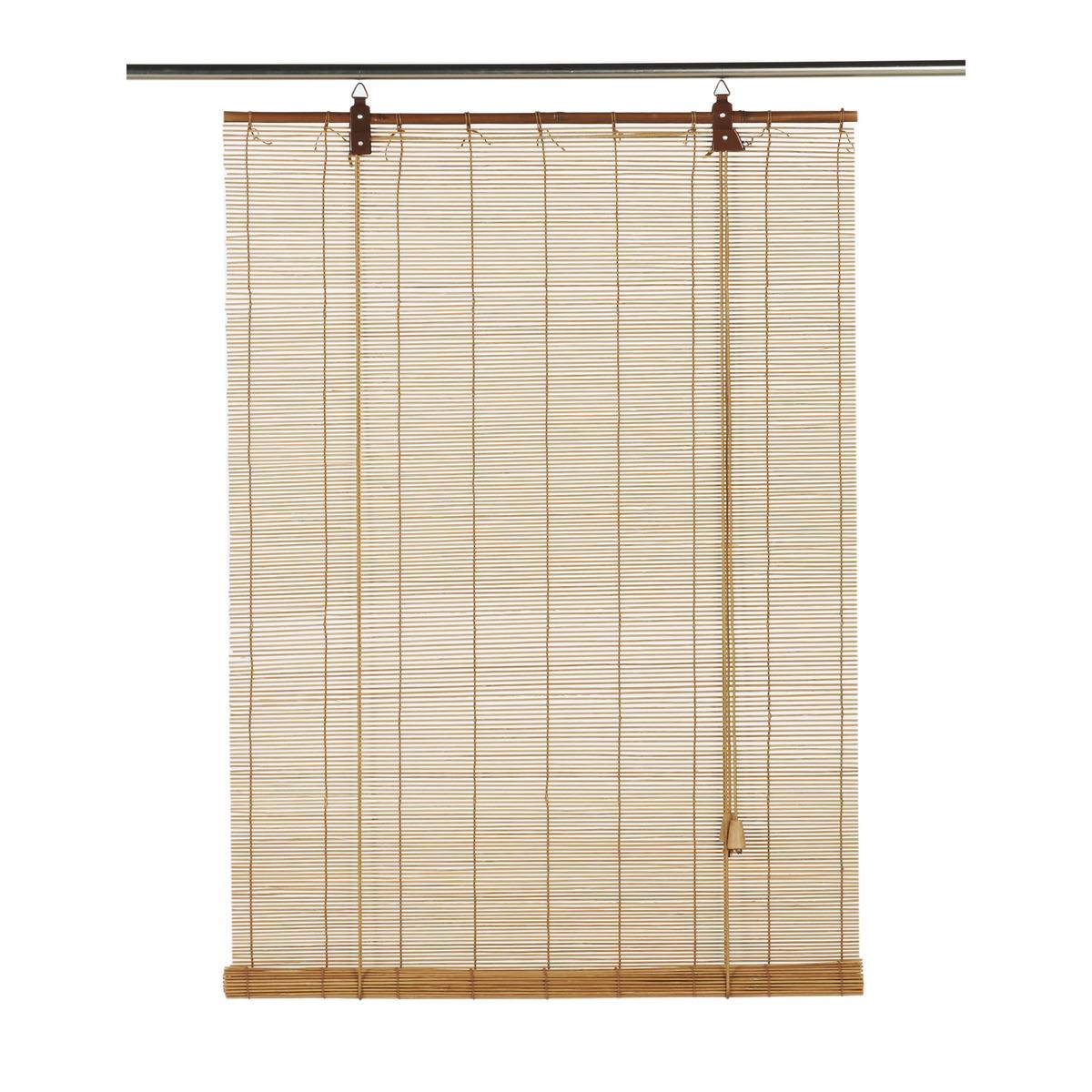 Store enrouleur en bambou - 40 x 90 cm - Marron