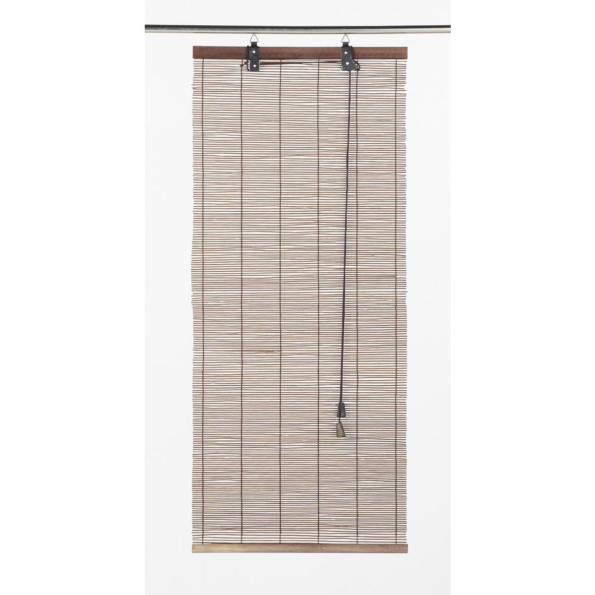 Store enrouleur en bambou - 60 x 180 cm - Marron