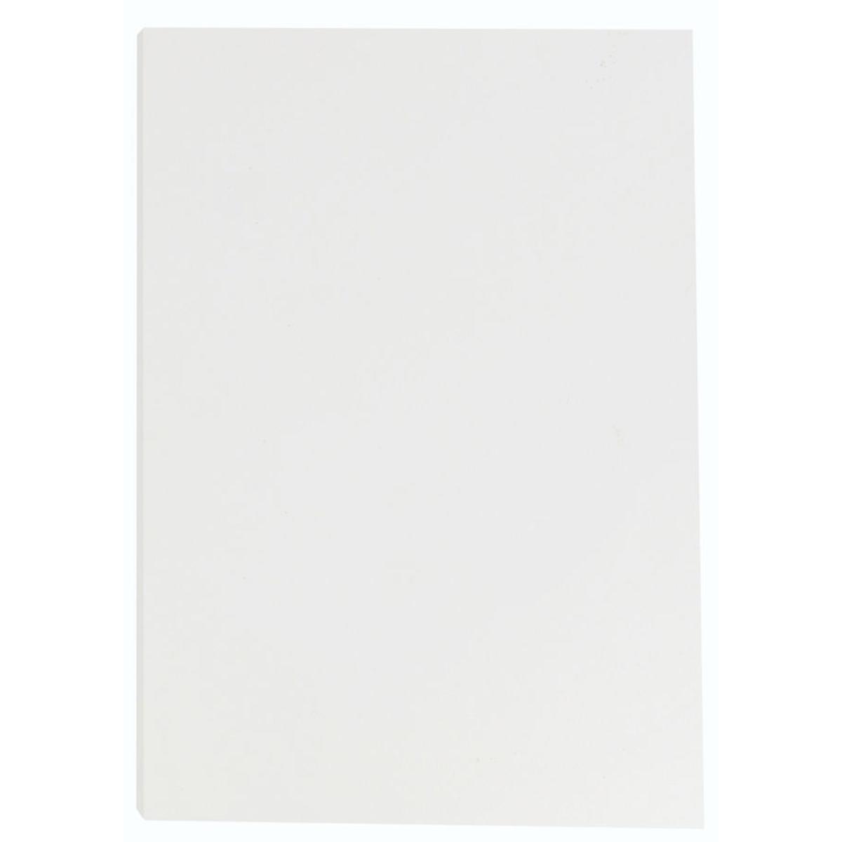 Lot de 2 feuilles - Carton mousse - 21 x 29,7 cm - Blanc