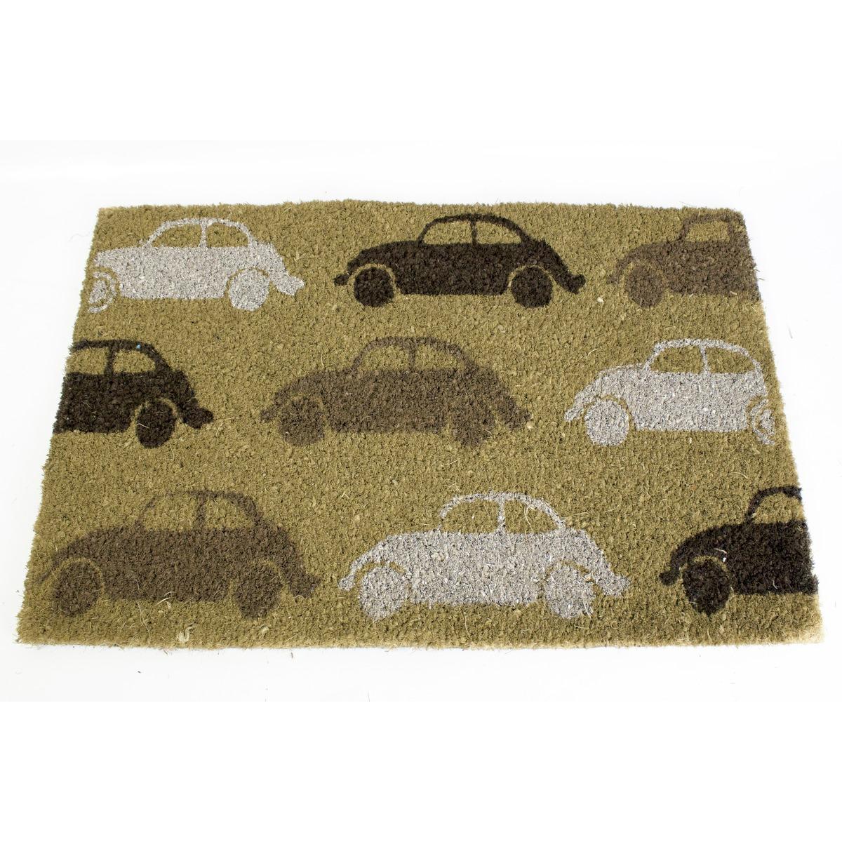 Paillasson à motif voiture new beatle - 41 x 60 cm