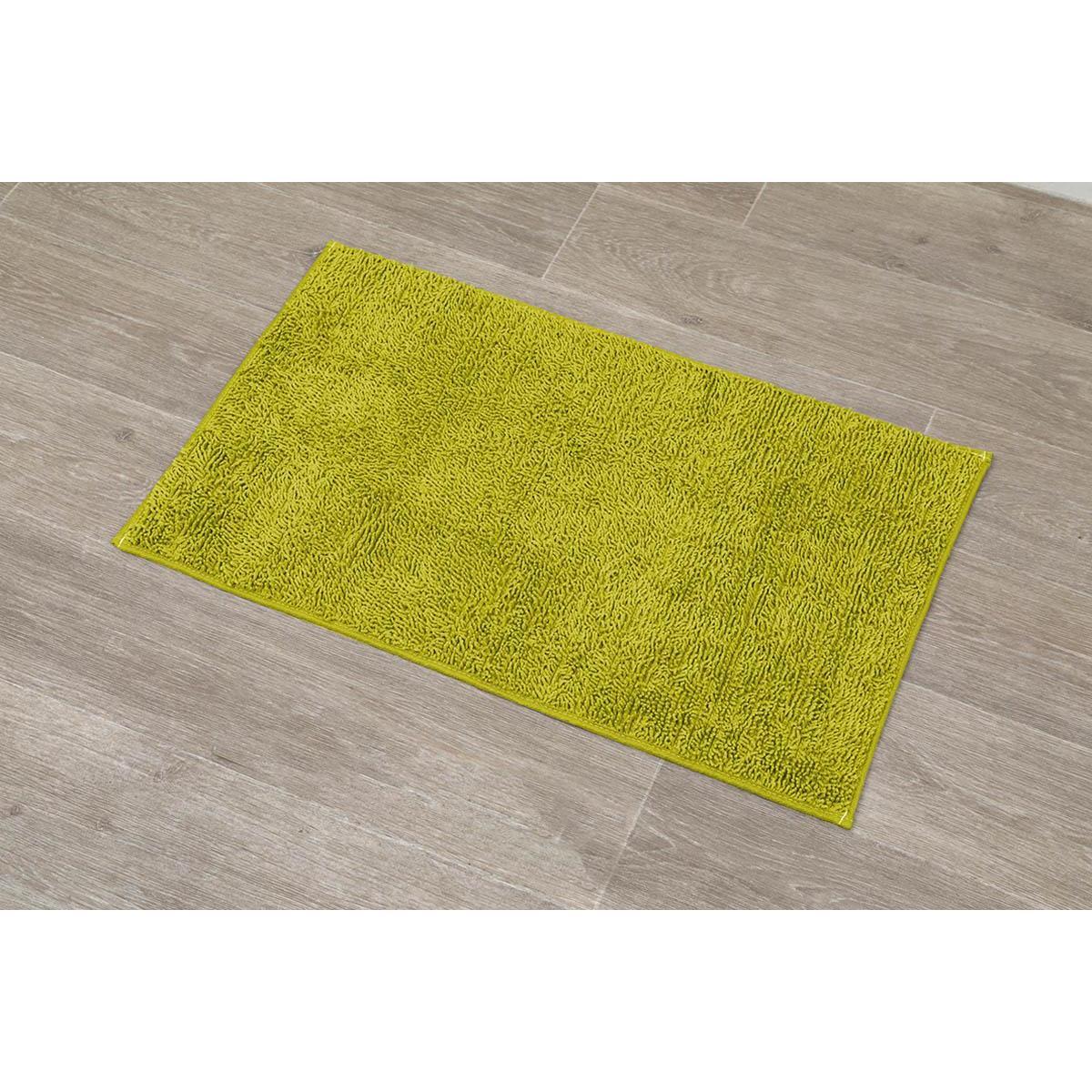 Tapis polyester - 45 x 75 cm - Vert anis