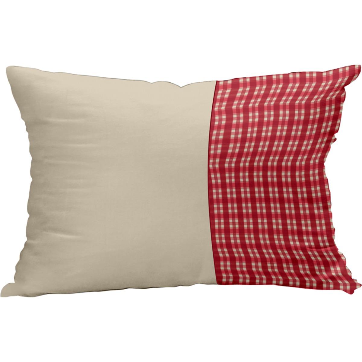 Coussin collection Vosges - 32 x 50 cm - Rouge