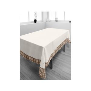 Nappe rectangulaire collection Vosges - 140 x 300 - Marron taupe