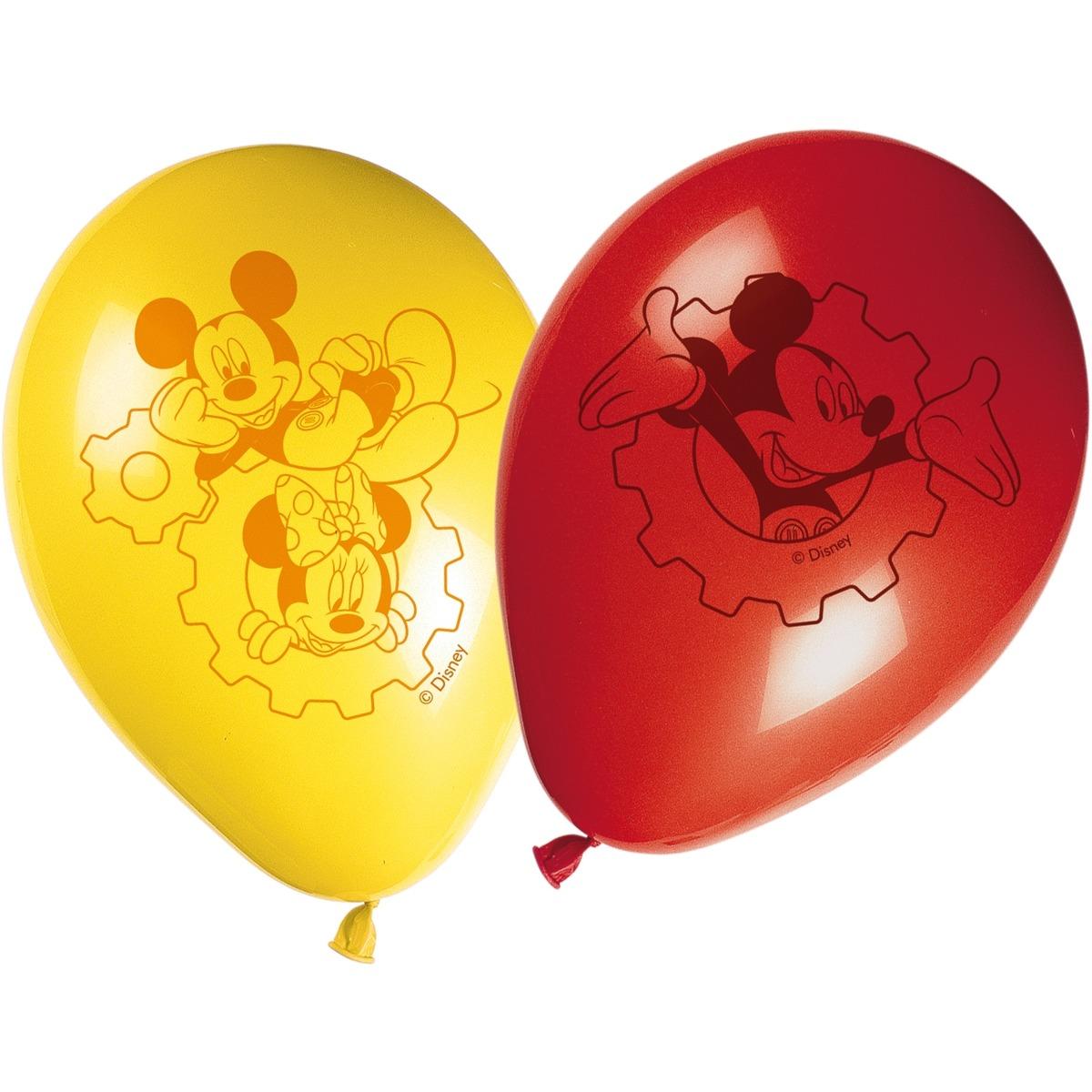 Lot de 8 ballons Mickey playful en papier - 30 cm - Multicolore