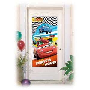 Porte déco Cars rsn en carton - 15 x 76 cm - Multicolore