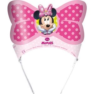 Lot de 6 tiares Minnie Bow-tique en latex - 21,5 x 29 cm -Multicolore