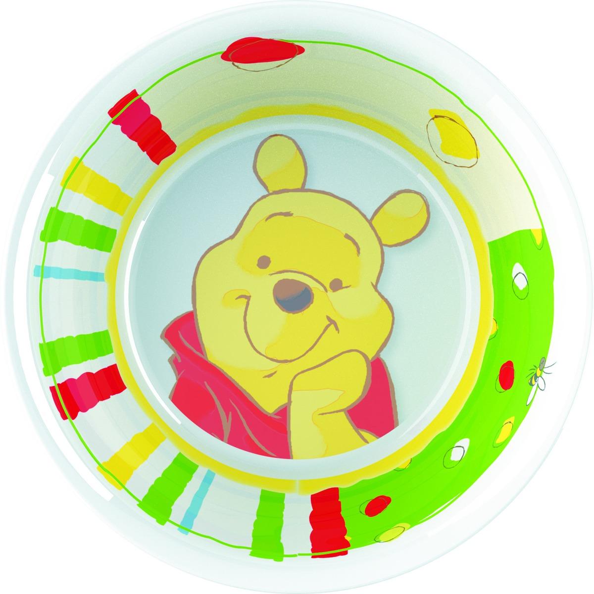Bol Winnie The Pooh en mélamine - 14 cm -Multicolore