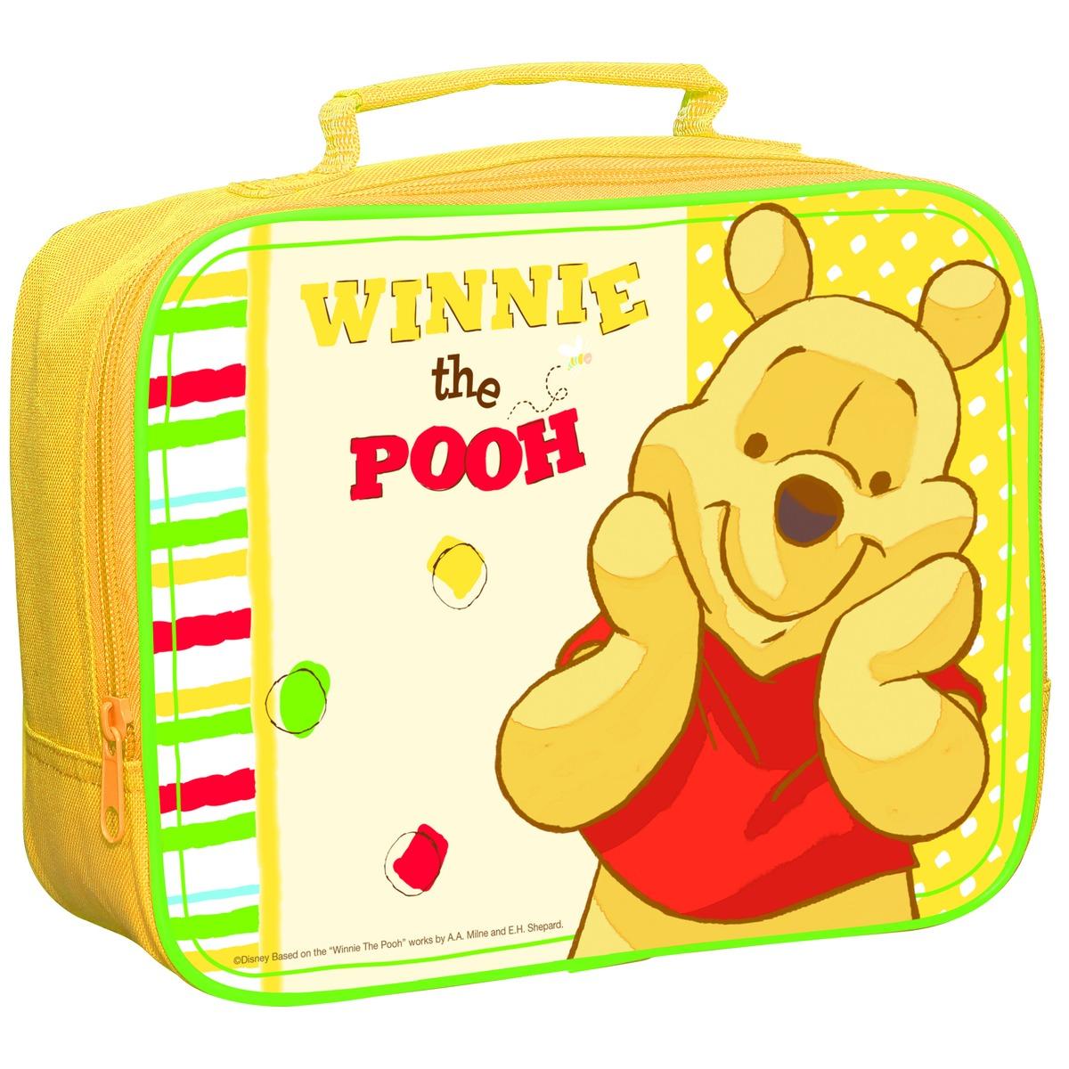 Lunch bag Winnie The Pooh en plastique - 26 x 20,5 x 8 cm -Multicolore