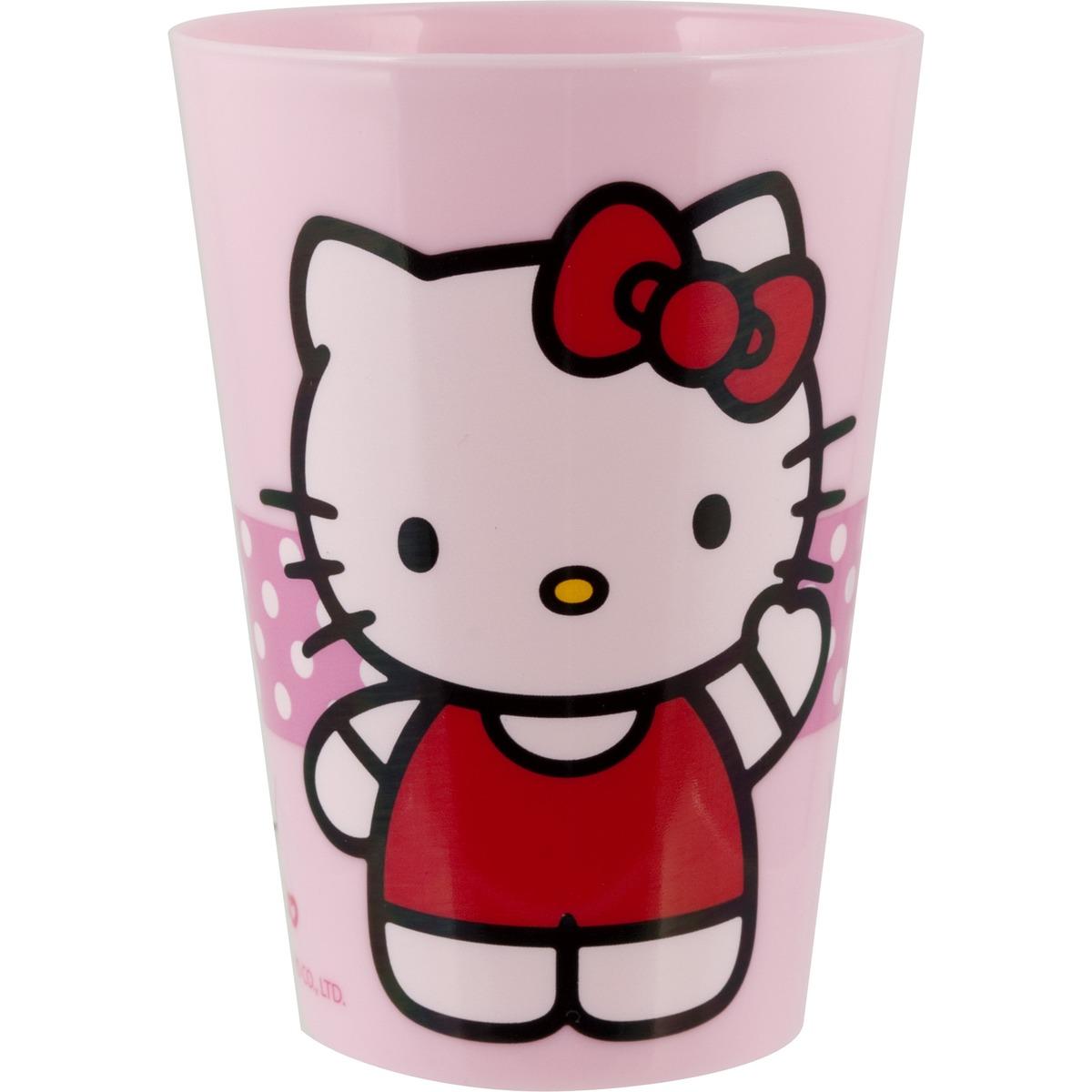 Gobelet Hello Kitty Tulip en mélamine - 11 cm - Multicolore