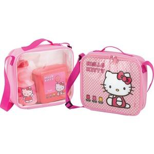 Lunch bag Hello Kitty Tulip en plastique - 13,5 x 13,5 x 5 cm -Multicolore