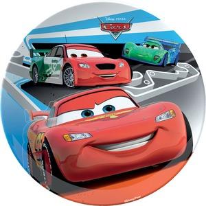 Assiette Cars en mélamine - 20 cm - Multicolore