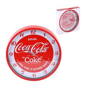 Horloge rouge Coca Cola - 24 x 5 cm - Multicolore
