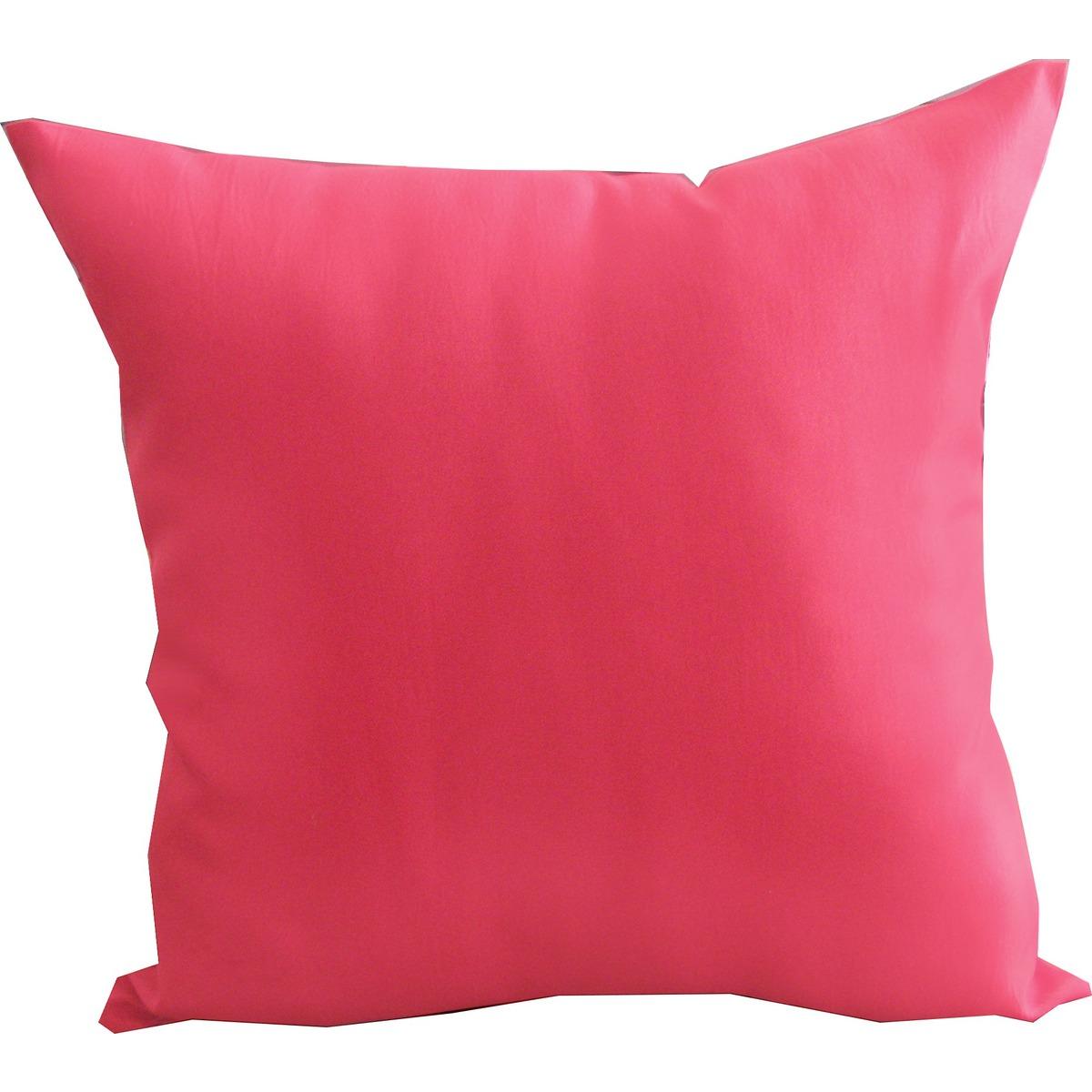 Coussin 100% polyester - 40 x 40 cm - Rouge