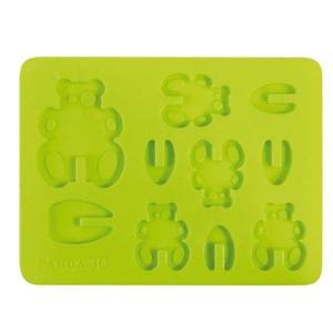 Moule à chocolat enfant 3D - Antiadhésif - Forme ours - 20 x 15 cm – Vert