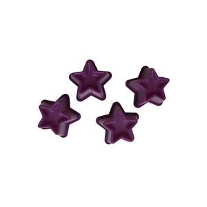 4 moules spécial nappage forme étoile - Violet
