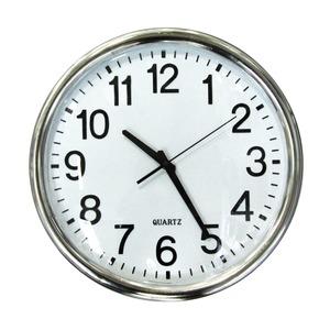 Horloge murale silencieuse garantie sans tic-tac - diamètre 35 cm - Blanc