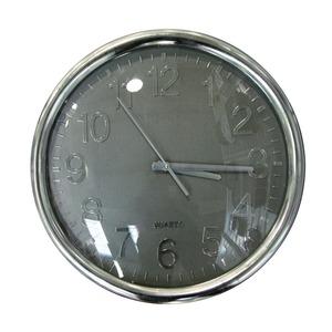 Horloge murale silencieuse garantie sans tic-tac - diamètre 35 cm - Gris