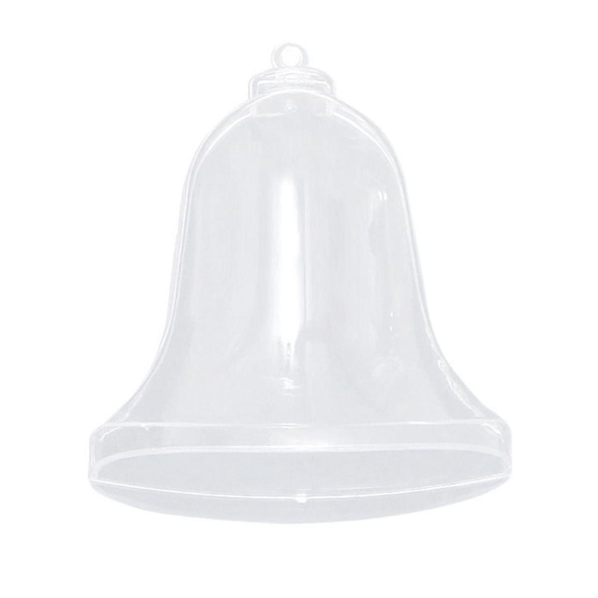 Cloche en plastique transparent - 10 cm - Blanc