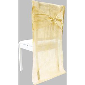 Lot de 2 décors de chaise en intissé - 50 x 95 cm - Ivoire