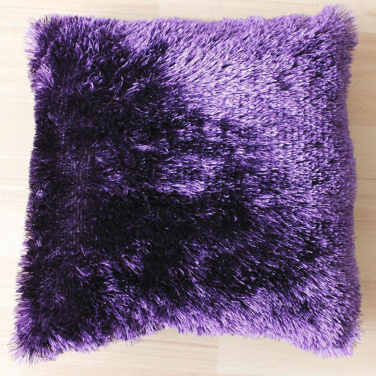 Coussin - 100 % polyester - 40 x 40 cm - Violet