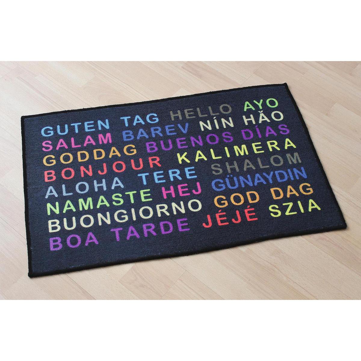 Tapis - 100% polyester - 50 x 80 cm - Multicolore