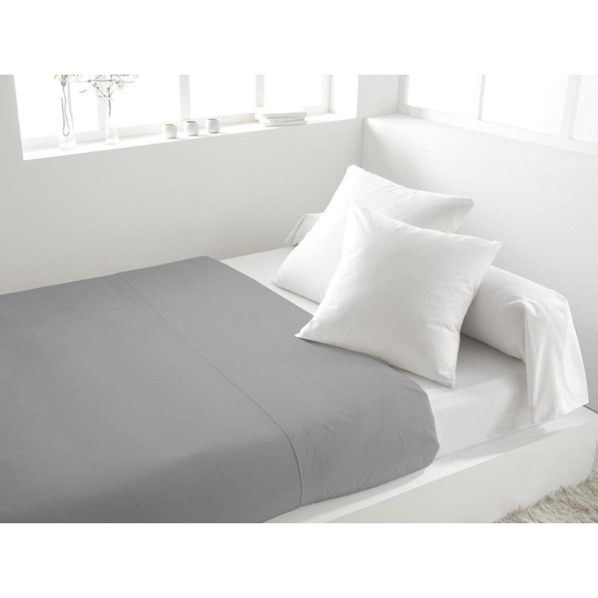 Drap plat - 260 x 300 cm - Gris