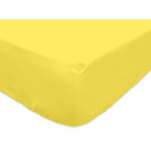 Drap-housse - 90 x 200 cm - Jaune