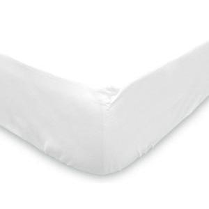 Drap-housse jersey de coton - 190 x 140 cm - Blanc