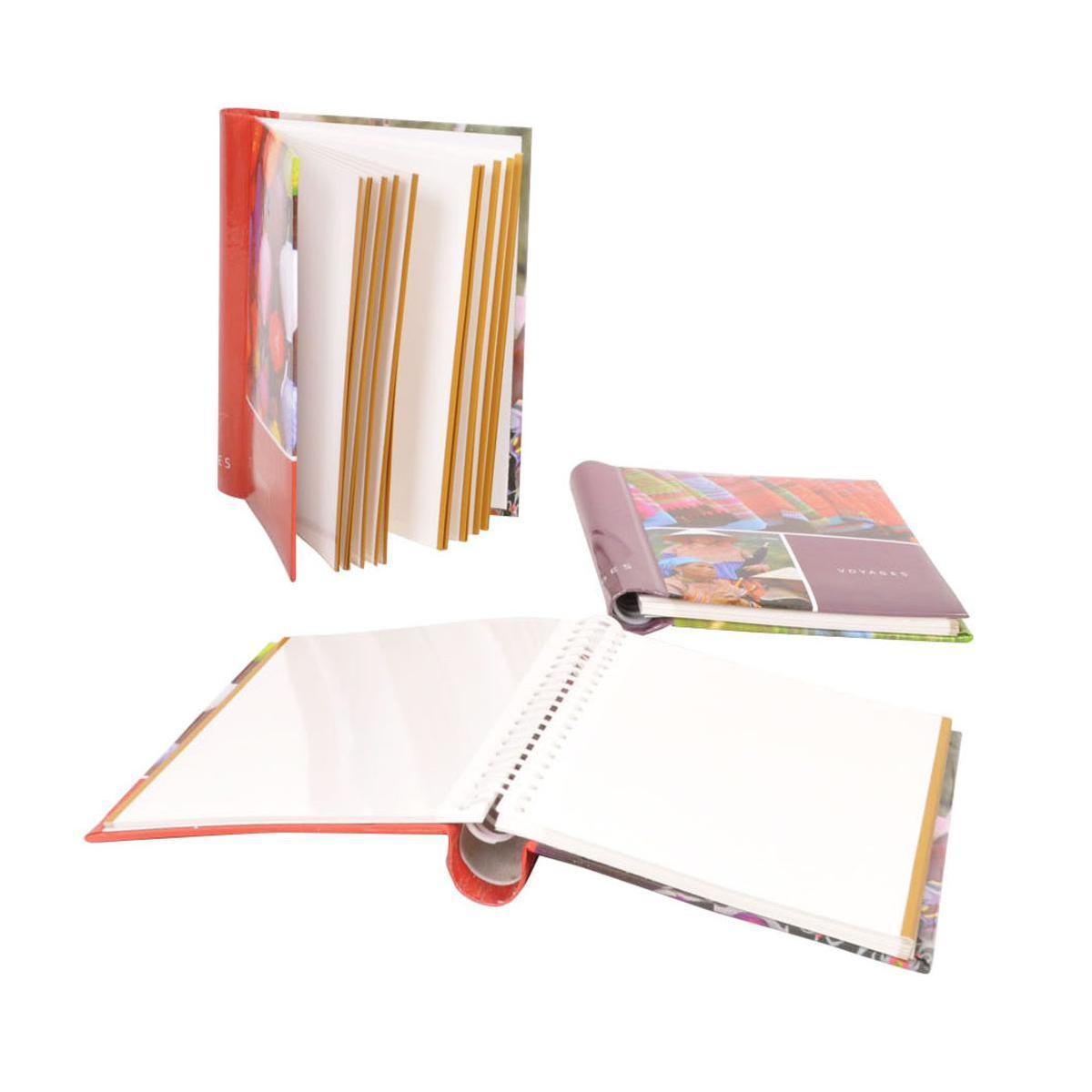 Album photos en PVC - 25,8 x 28 cm - Multicolore