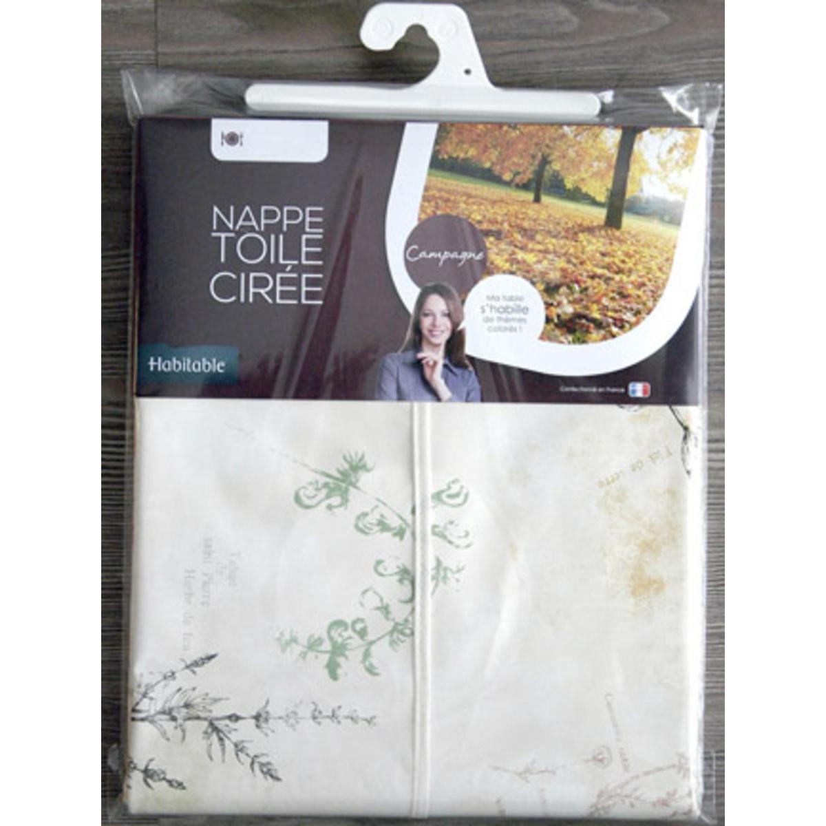 Nappe ronde Campagne - Beige - ø 135 cm