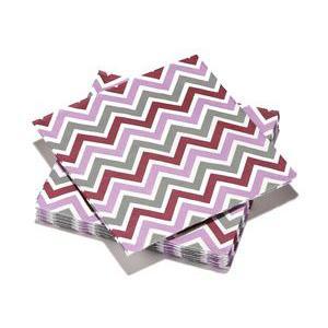 Lot de 20 assiettes - ouate - 33 cm x 33 cm - Multicolore