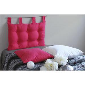 Tête de lit - 100 % coton - 70 x 45 cm - Rose