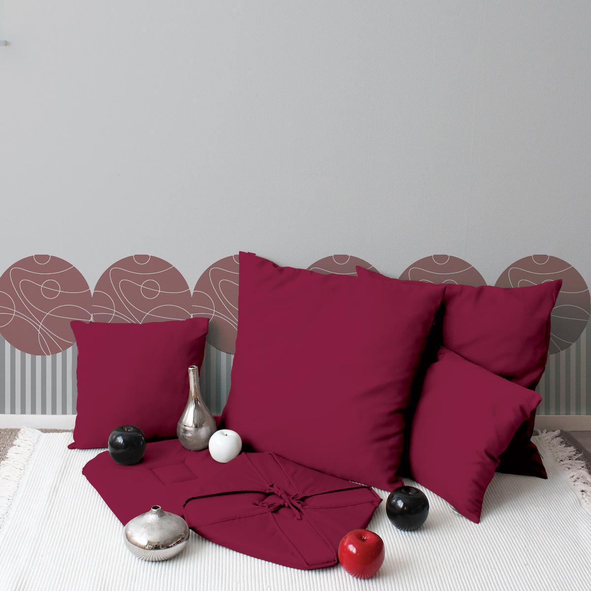Galette de chaise - 100% polyester - 40 x 40 cm - Violet